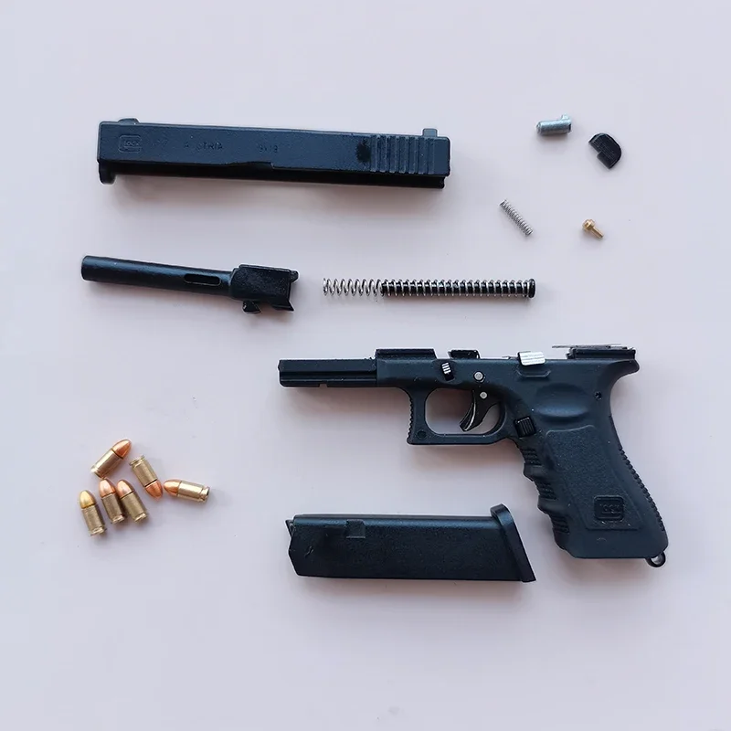 高品質ミニ金属デザートイーグルグロックG17キーホルダー送料アセンブリ抗ストレスフィジェットおもちゃ
