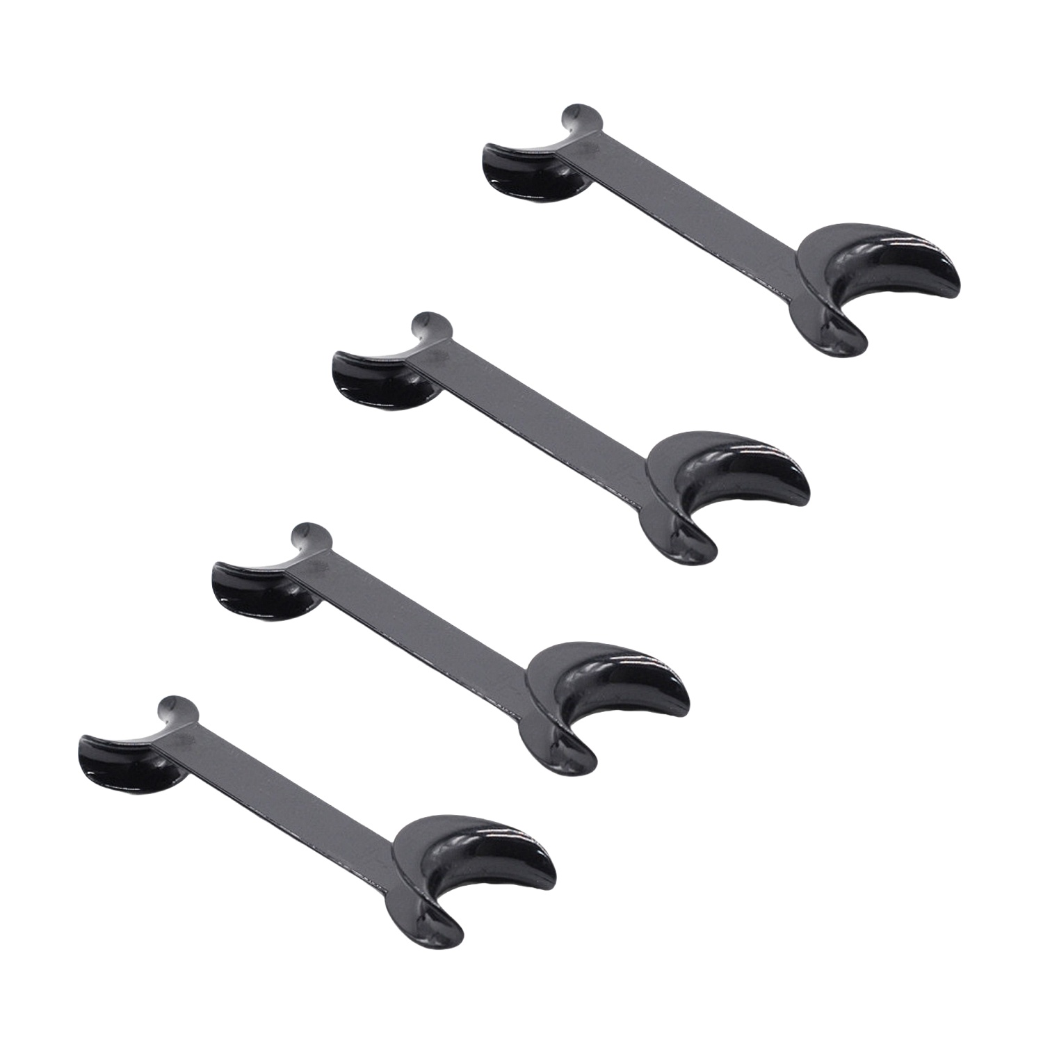 2 szt./zestaw Otwieracz do ust dentystyczny czarny dwugłowicowy retraktor wargowy dentystyczny retraktor wargowo-wargowo-żuchwowy ortodontyczne narzędzia dentystyczne