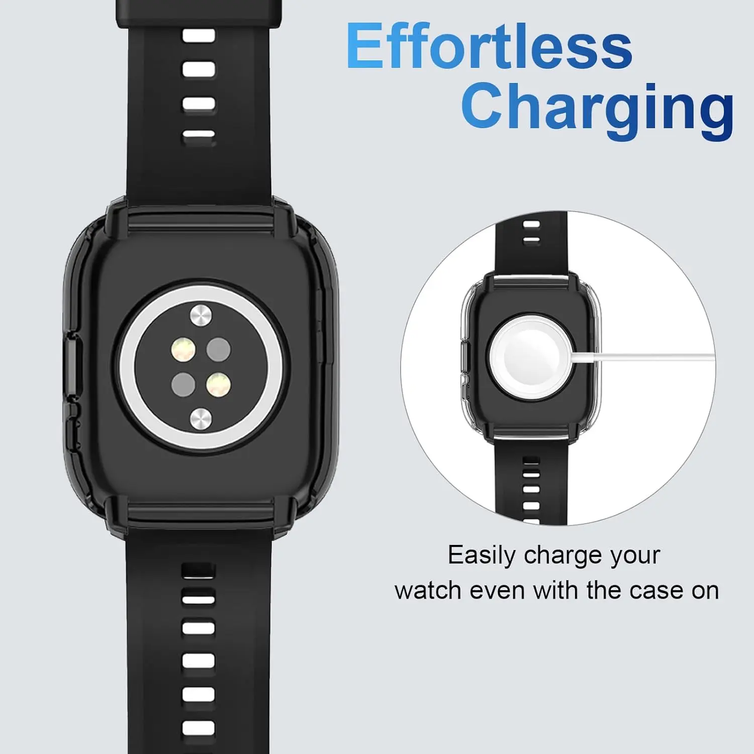 Glass+case for Xiaomi Redmi Watch 4 3, All-Around Screen Protector Hard PC Bumper Tempered Glass for Redmi Watch 3 Active/3 Lite