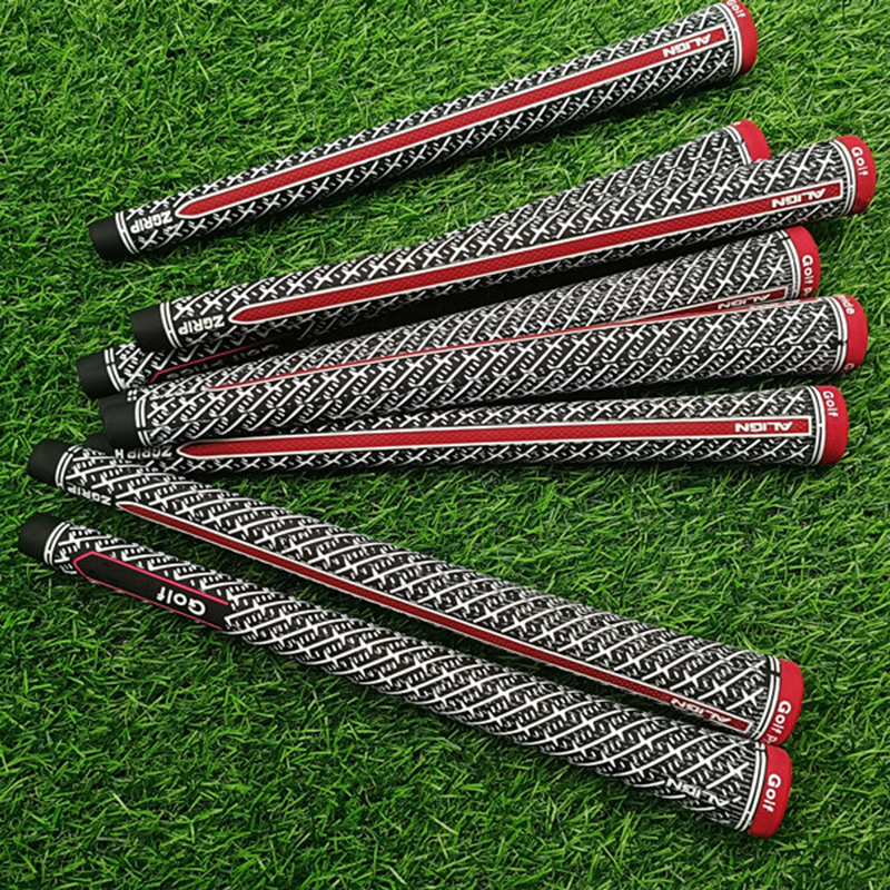 10 ชิ้น/ล็อต ALIGN Z-Grip Golf Grip เหล็กและไม้ Grips Club มาตรฐาน/ขนาดกลาง Universal Grip ลื่น Z Ridge Line Design
