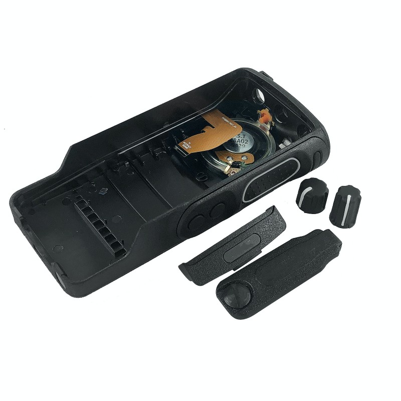 モトローラdp4400e xpr7350e dg50e xir p8600i gps328dラジオ用スピーカー付き交換用フロントケース