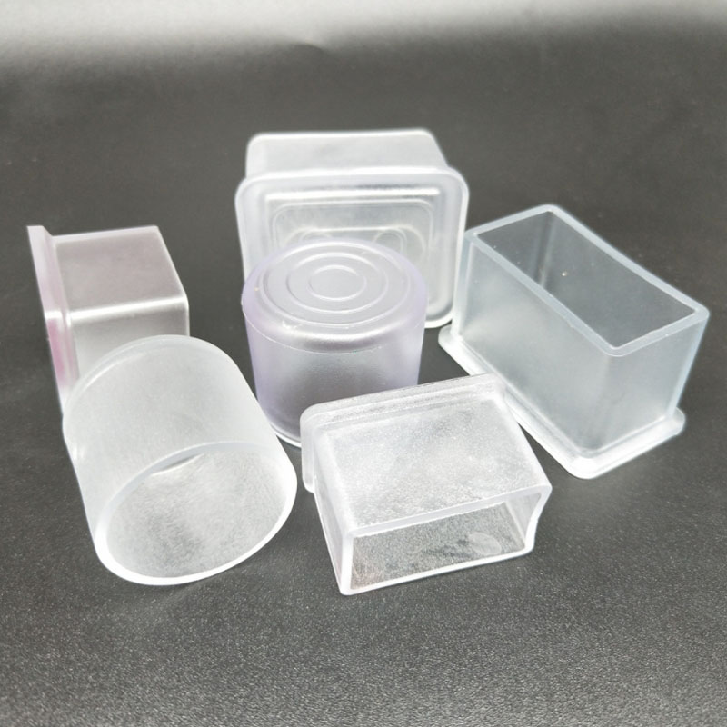 透明正方形家具足キャップ木製床傷プロテクターパッドノンスリップミュートゴム脚マット 15 × 30 ミリメートル〜 35 × 35 ミリメートル