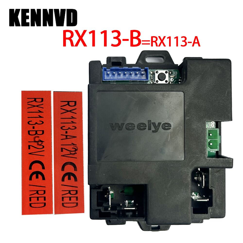 Weelye 6V 12V RX47 RX94 RX113 FC Children's Electric Ride on Car Vehicle Remote Control Box Unit Receiver Controller Motherboard