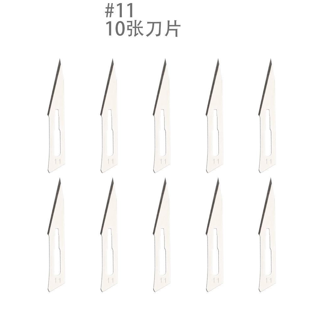 Cuchillo DIY para tallar madera, fruta, comida, bisturí, escultura artesanal, herramienta de corte, cuchillas de grabado de Metal, disco de tallado de madera, 10 Uds.