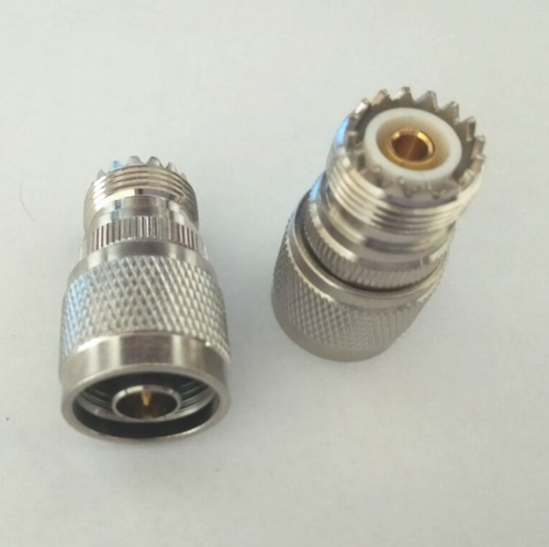 1 stücke neue N Stecker auf UHF SO-239 SO239 Weibliche Jack Coaxia Gerade RF Adapter Anschlüsse