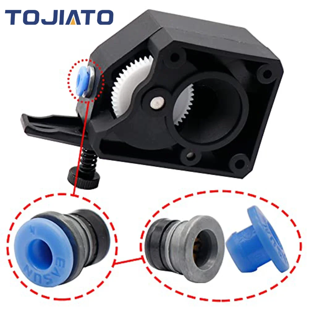 3D Printer Extruder Parts Bowde ECAS04 Pneumatic Fitting Straight Quick in Print Extruder Embedded Collet Clips for PTFE Voron