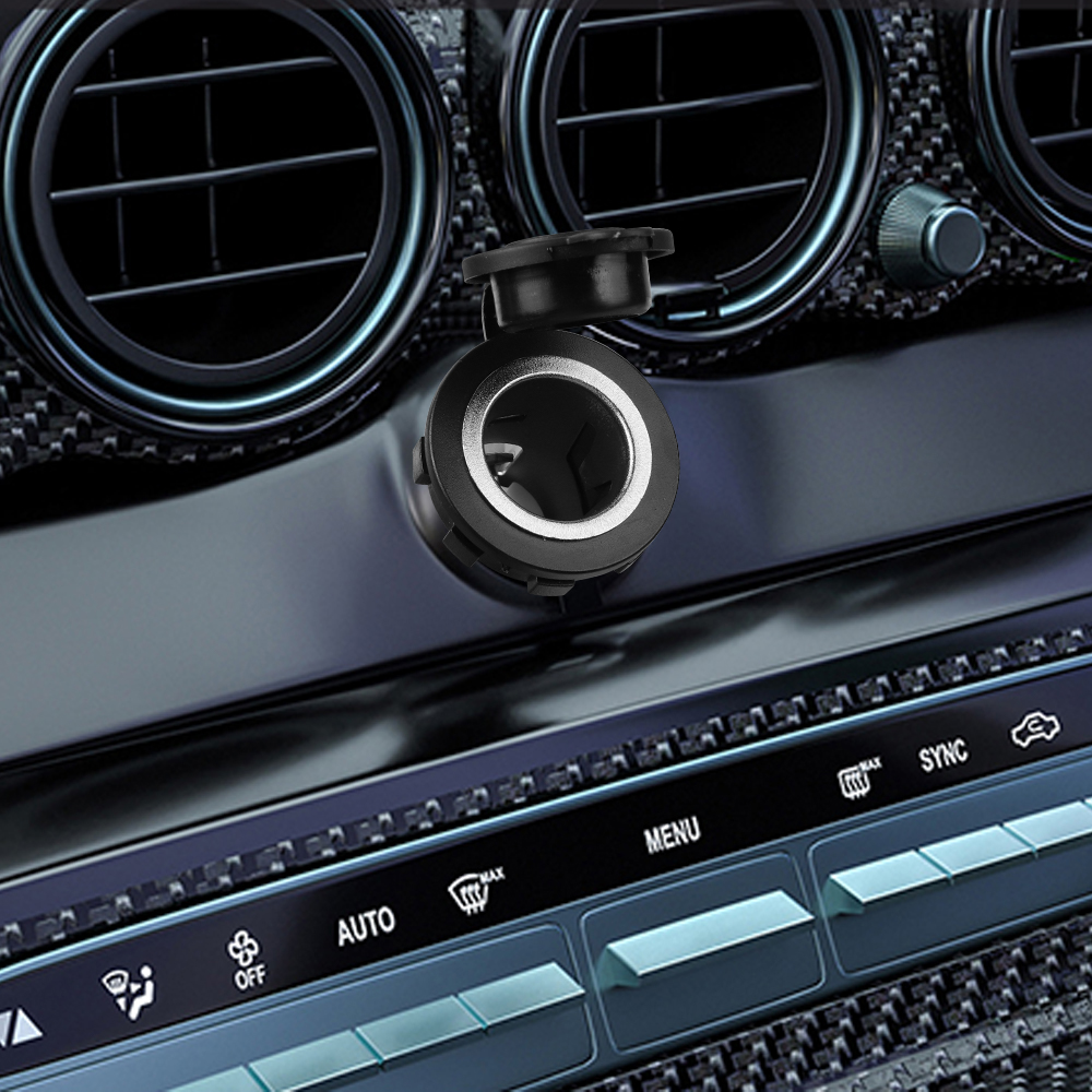 12 V/24 V 自動車オートバイのシガーライター電源プラグソケット防水カバーケース付きオートバイボート芝刈り機車