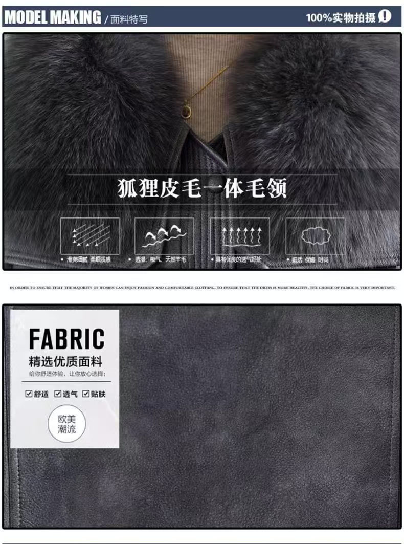 Extra large natural fox fur collar jacket 2024 extra large collar goose down jacket winter women's down jacket real fur women's