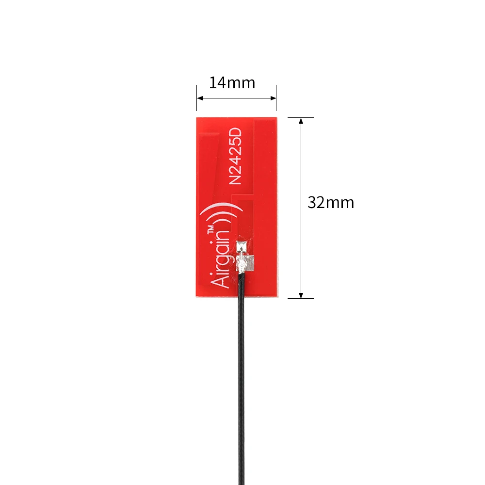 2 pz Antenna Wifi 2.4G 5.8G Dual Band FPC Built-in Scheda Morbida Wifi Bluetooth PCB Patch Guadagno Antenna 15 cm Cavo Adattatore
