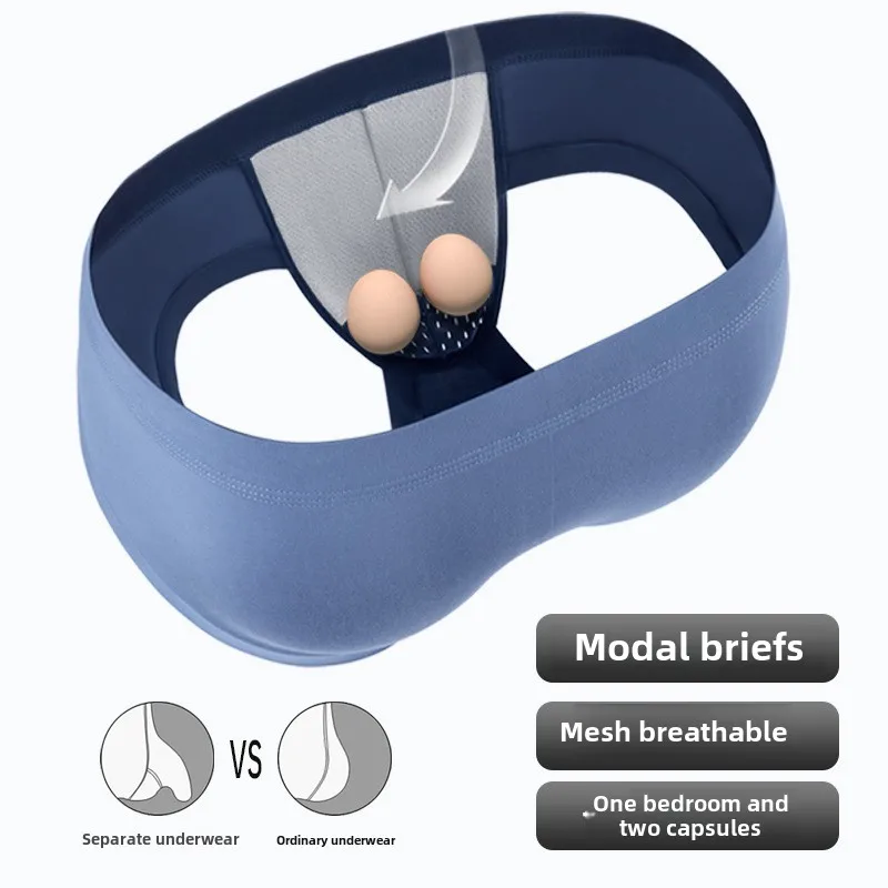Neue Split Modal Slips Herren Elefantennase Hodensack Beutel Teen Development Herrenunterwäsche