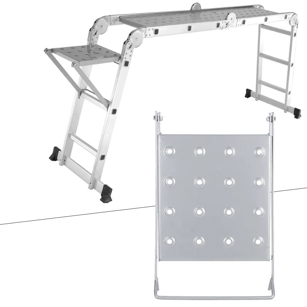 Heavy-Duty Mobile Anti-Slip Work Platform Ladder Bracket Durable/Easy To Install Suitable For Daily Construction Work Use