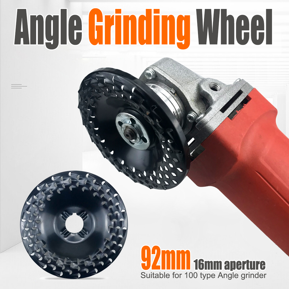 92mm/125mm Grinder Wheel Wood Sanding Rotary Discs For Angle Grinder Woodworking Smooth Cutting Brasive Rotary Tools