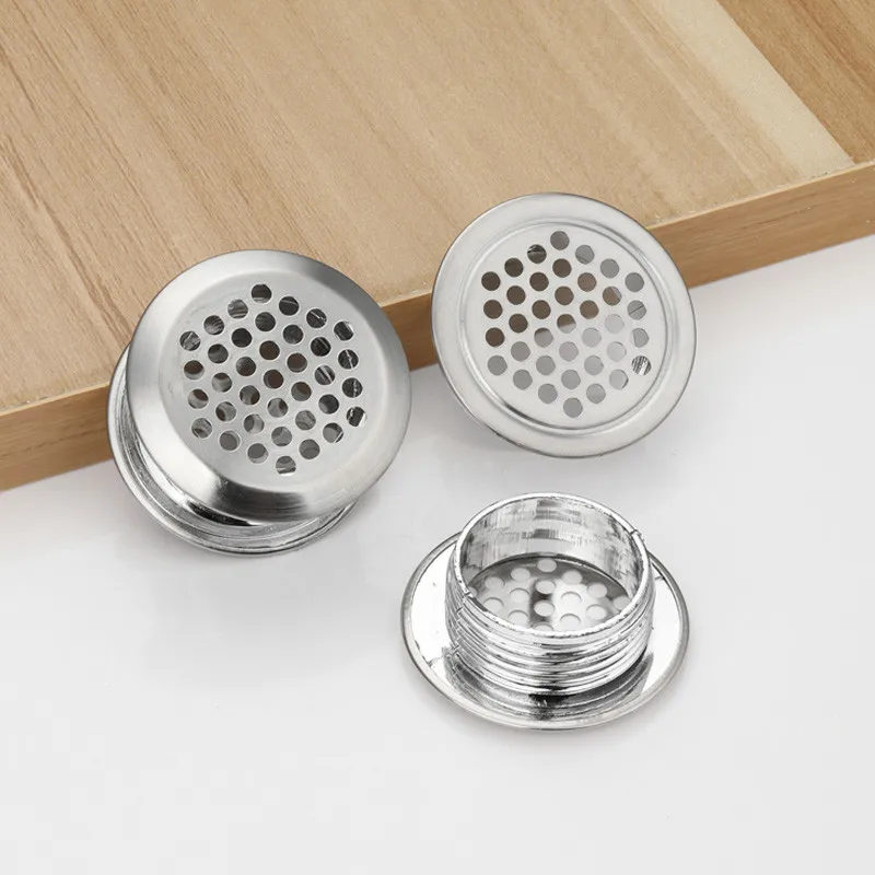 10pcs Double-sided stainless steel ventilation grilles air vent cover louver vent Hole for shoe cabinet closet Wardrobe