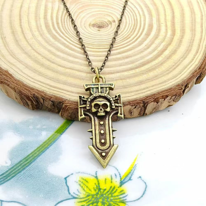 War Hammer40KPeriphery Unyielding Expedition Pendant Keychain Necklace Personality Original Retro Friend Gift