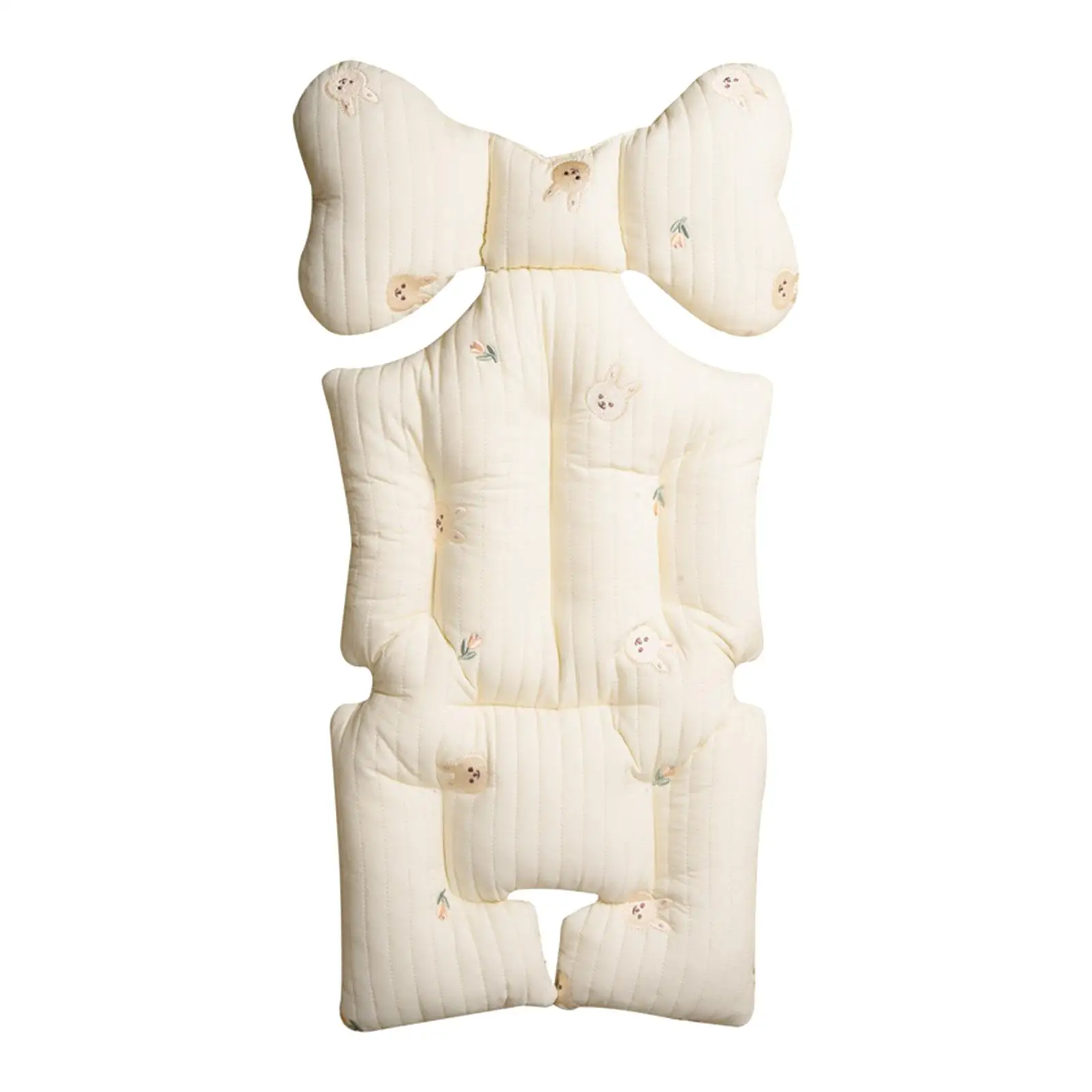 Cojín para cochecito de bebé, cómodo, cálido y suave, soporte Universal para asiento de cochecito, colchón para carrito