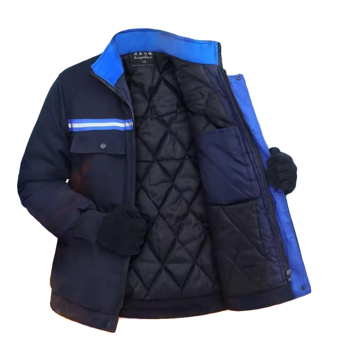 Jaqueta de Aodão Acolchoada para o Inverno 2023, Resistente à Sujeira e ao Uso, Roupas de Trabalho Protetoras para Homens