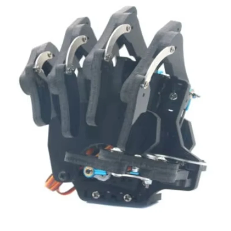 5 Dof Robothand Rechter/Linker Hand Servo Vingers Clamper Klauw Grijper Mechanische Hand Voor Framboos Voor Arduino Robot Diy Kit