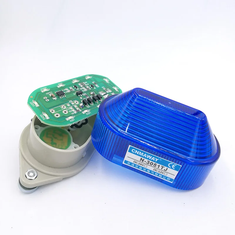 Tín Hiệu Cảnh Báo Nhấp Nháy TB40 N-3051 12/24/220V Chỉ Báo Đèn LED Nhỏ Ánh Sáng Nhấp Nháy Báo Động An Ninh IP44 còi Từ Tính