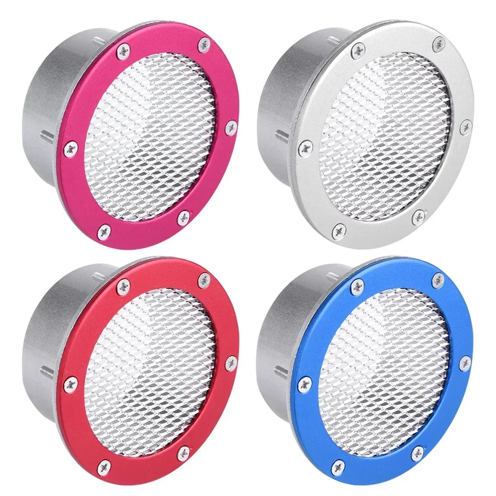 3 インチユニバーサル車のエアベントレーシング吸気バンパーベント入口ダクトコールドエアフィルターダストエアダクトグリルベンツ BMW アウディ