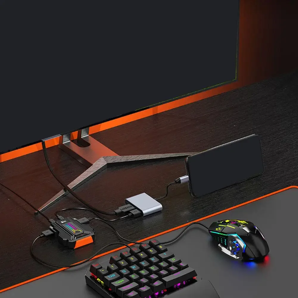 Conversor de mouse e teclado caça pro caçador mouse adaptador para sistema android 9 para harmonia os jogo profissional accessori z5r7