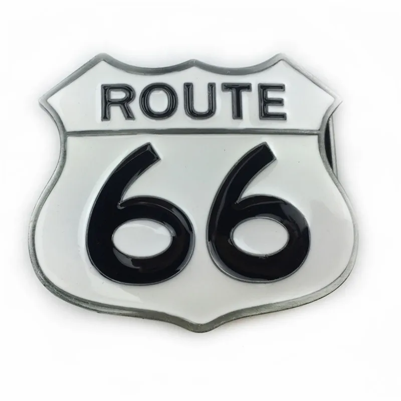 ROUTE 66 Hebilla de cinturón Hebilla de cinturón de estilo occidental de moda casual