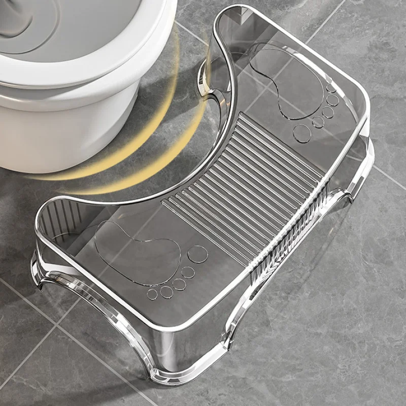 1 x dicker, rutschfester Toilettenhocker – ergonomischer Hockfußhocker für Badezimmer, Hock-Töpfchen für Erwachsene ​
