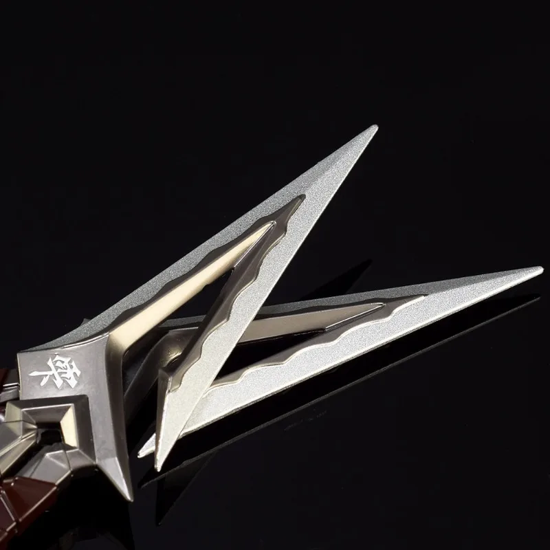 Valorant Weapon Melee Kuronami No Yaiba 닌자 Kunai 게임 무기 16CM 금속 모델 사무라이 검 데스크탑 장식품 공예 소년 장난감