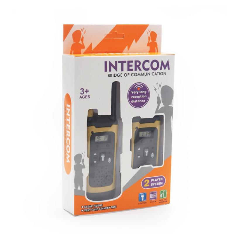 Walkie Talkies LED para niños, comunicación inalámbrica de largo alcance, Radio de mano de 2 vías, juguete educativo, juguetes electrónicos