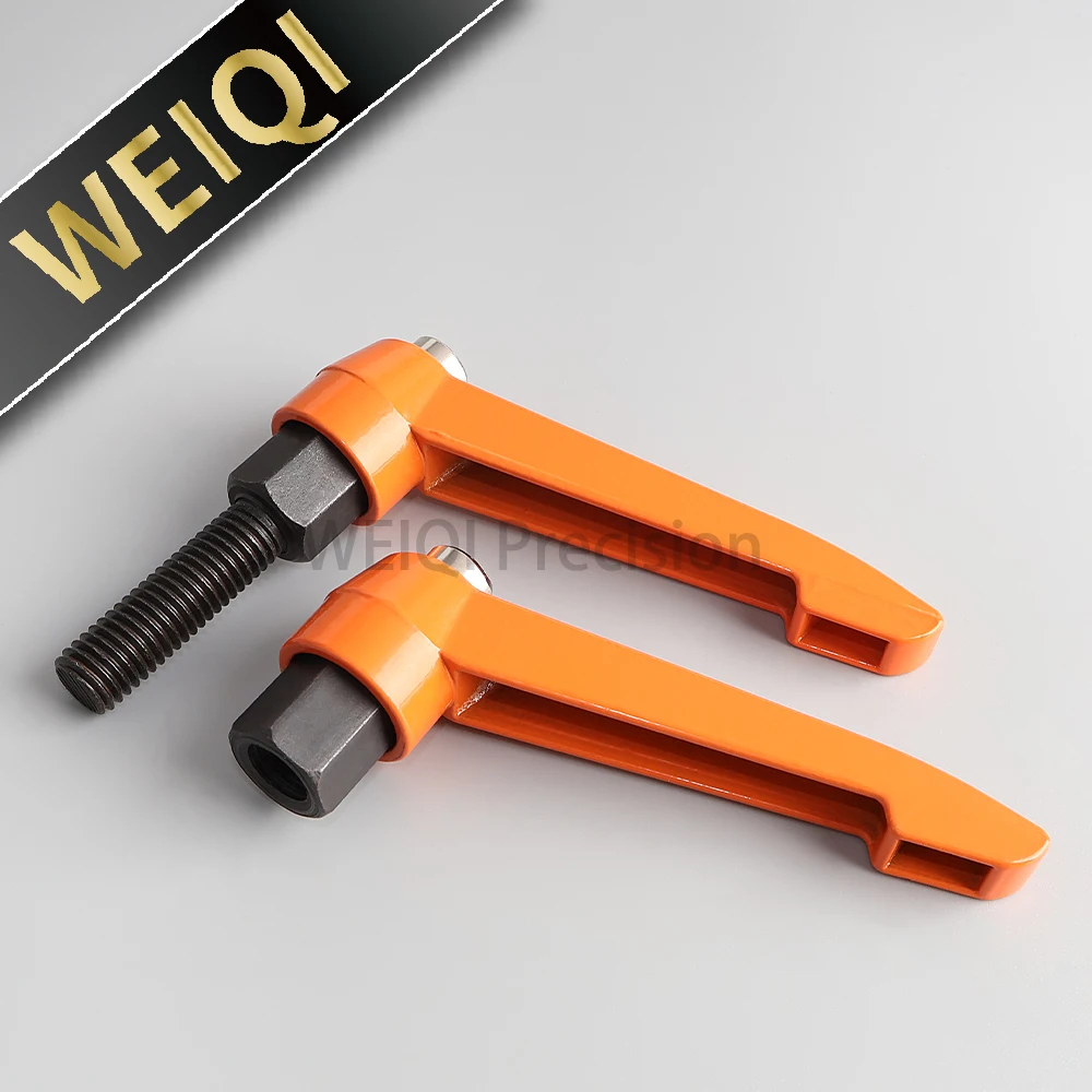 Free Shipping VCN929 M5-M12 External Thread Adjustable Handle Lever Clamping Handle Thread Metal Knob L-shaped Machinery Tool