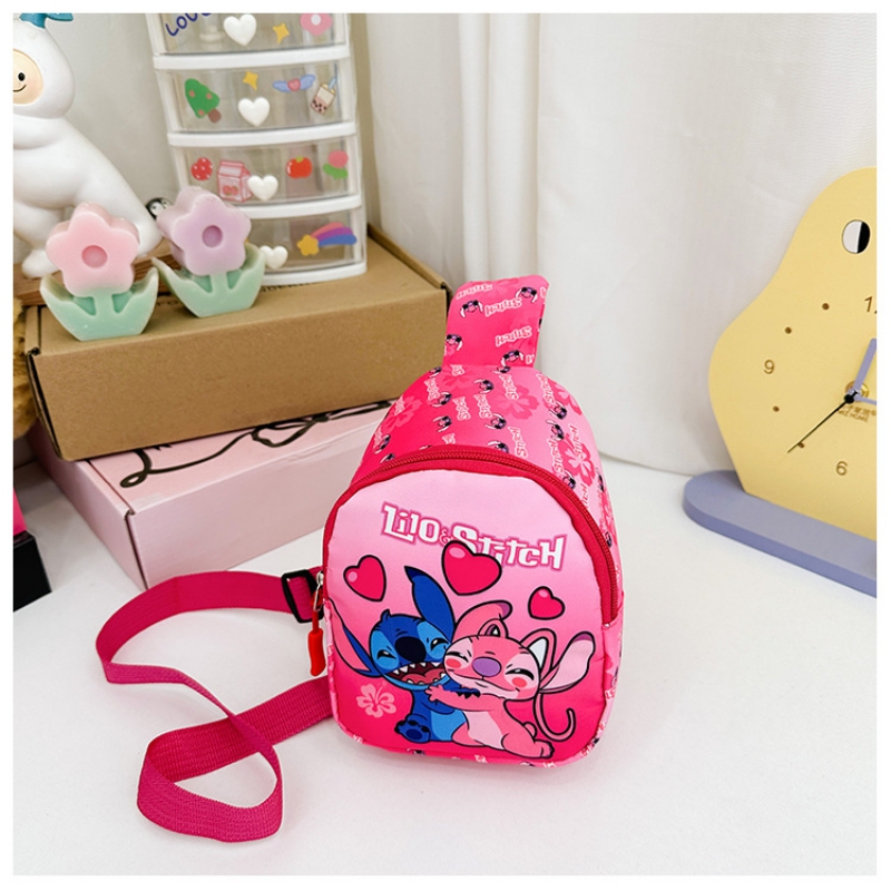 Nowe torby dziecięce z motywem Stitch, modne, codzienne torby na ramię, nowa kolekcja, portmonetka na monety, torba na klatkę piersiową dla chłopca, prezent na święta, sprzedaż hurtowa