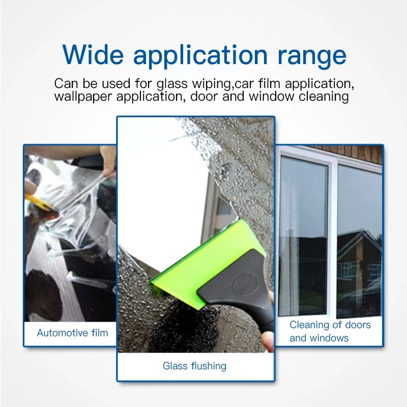 รถ Window Tint ไม้กวาดกระจกกระจกน้ํา Wiper ยางใบมีด Scraper พร้อมที่จับกันลื่นรถหน้าต่างเครื่องมือ
