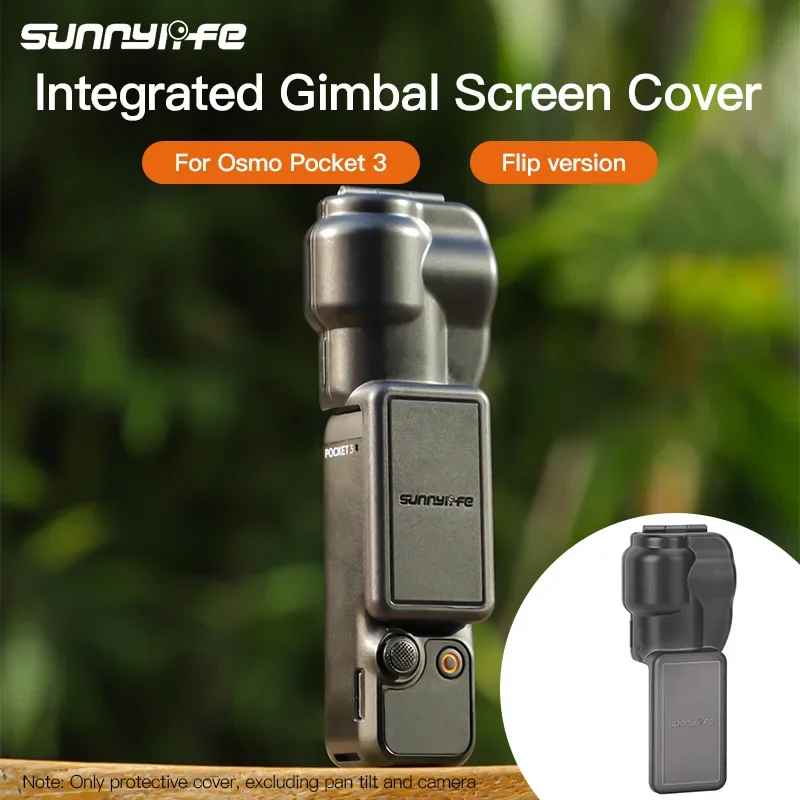 Sunnylife สําหรับ DJI Osmo Pocket 3 ฝาครอบป้องกันซิลิโคน Anti-Scratch หัวเลนส์หน้าจอมือถือกล้อง Gimbal Protector กรณี