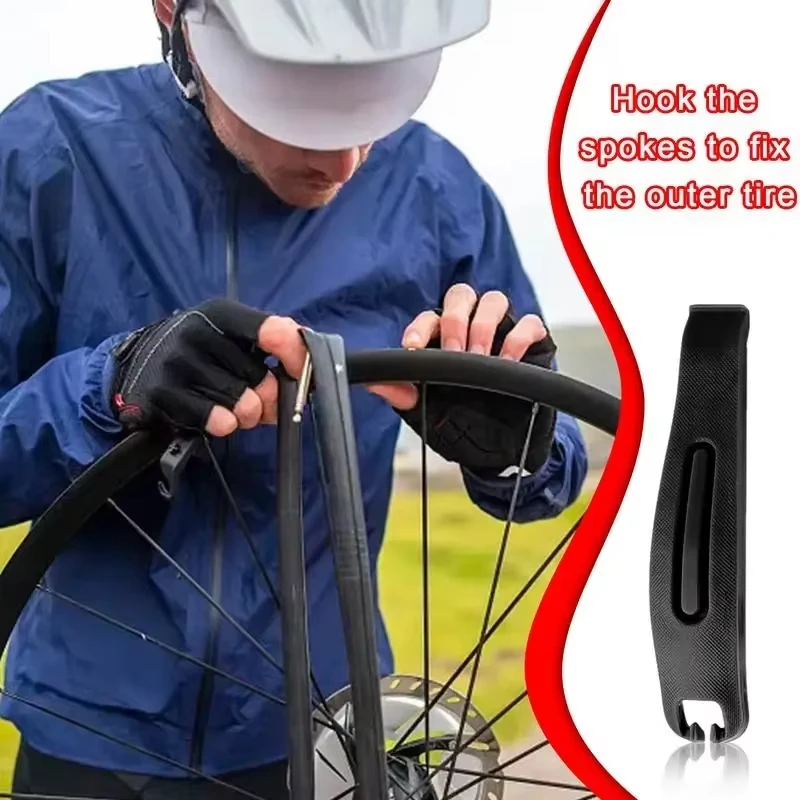 2 個自転車タイヤタイヤレバー超軽量ホイール修復ツール MTB マウンテンバイクロードタイヤスプーンサイクリングオープナーブレーカー