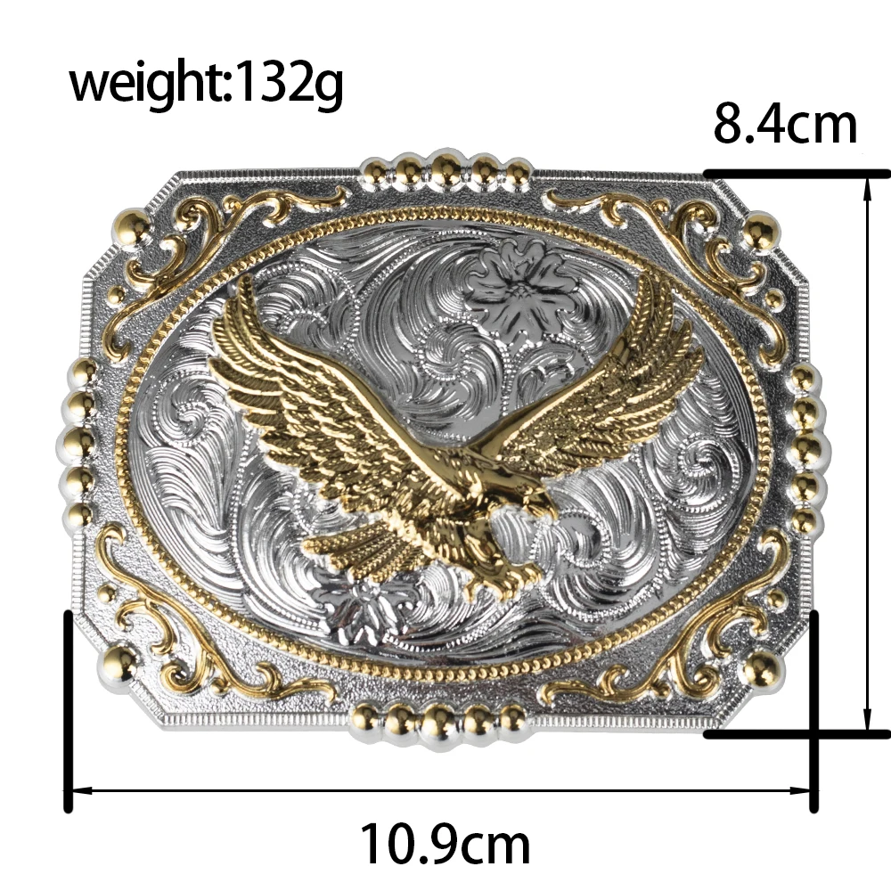 Golden Eagle ใหญ่เข็มขัดหัวเข็มขัดคาวบอย