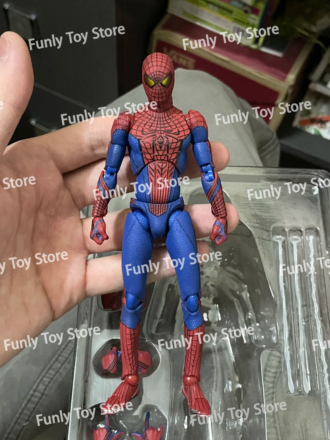 Ct Toys スパイダーマン Mafex 001 ピーター・パーカー アンドリュー・ガーフィールド アメイジング・スパイダーマン Shf アニメ アクションフィギュア 置物 カスタマイズされたおもちゃ