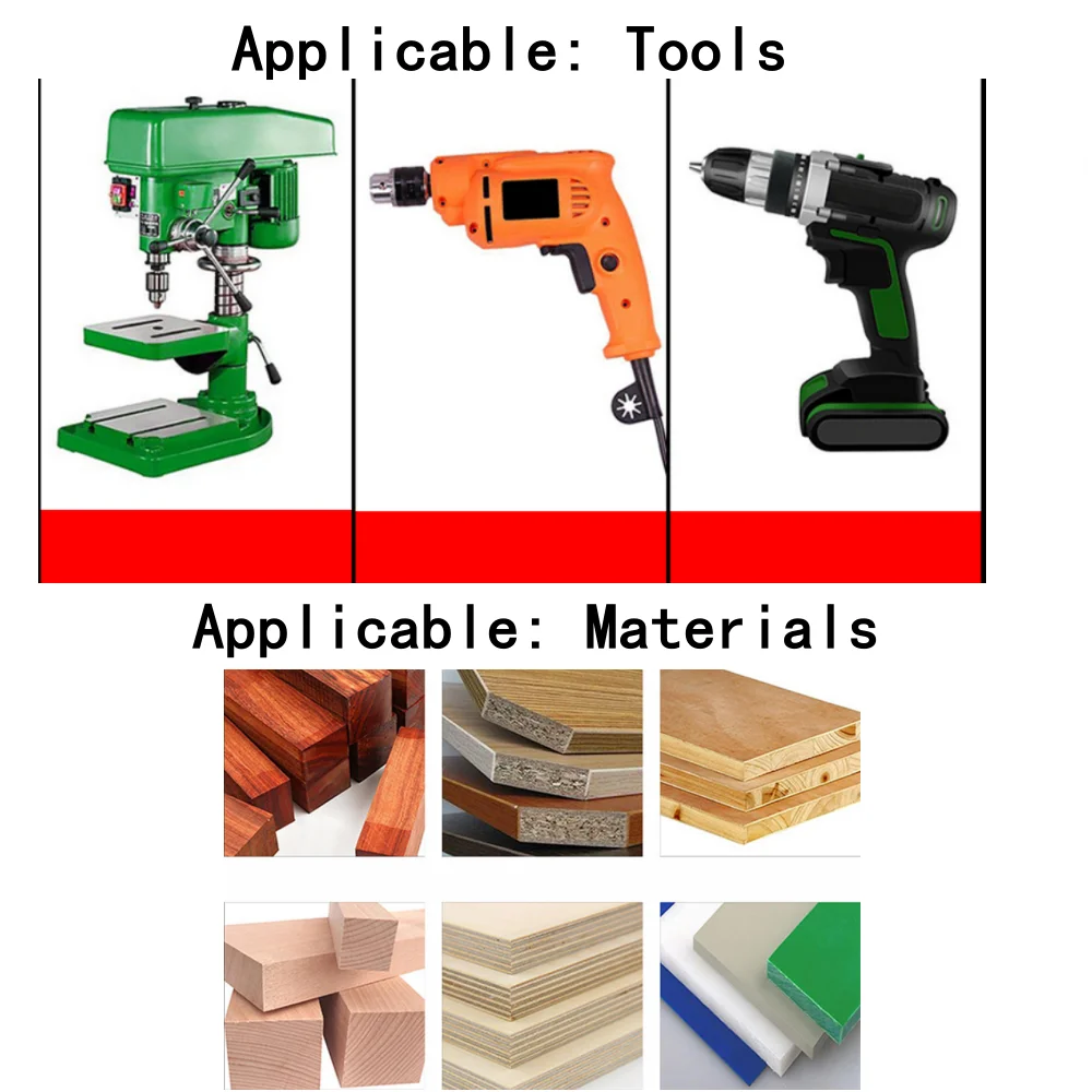 14 มม.-100 มม.Forstner เหล็กคาร์บอนเจาะ Bits งานไม้ Self Centering Hole Saw ทังสเตนคาร์ไบด์เครื่องตัดไม้ชุดเครื่องมือ