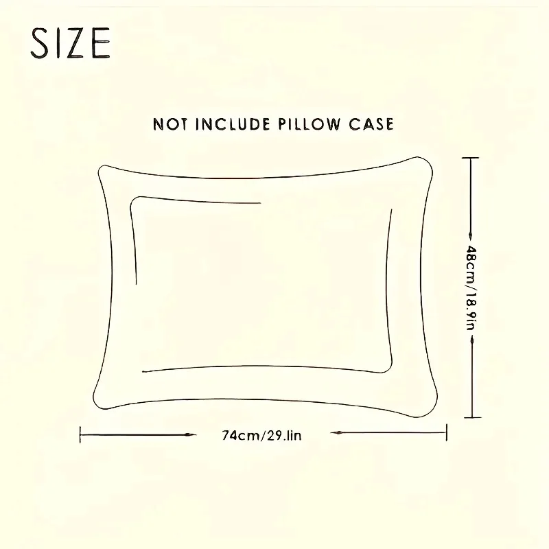 1pc 48x74CM 5-Star Hotel Specifically Designed for Cervical Spine Protection and Sleep Aid Home Use Dormitory Single Pillow Core