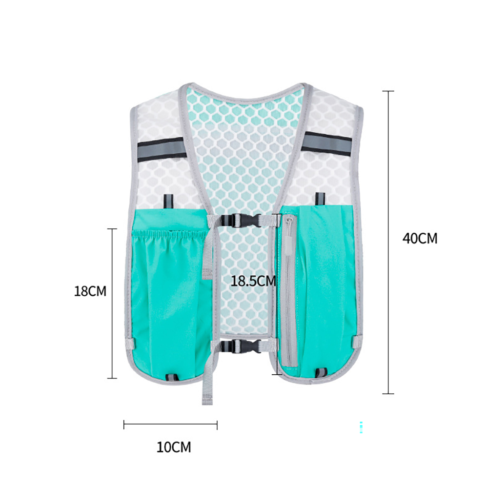 Laufrucksack Weste mit Flasche Hydratation Trail Leichtes Radfahren Laufen Joggen Marathon Reiten Klettern Tasche Wasserdicht