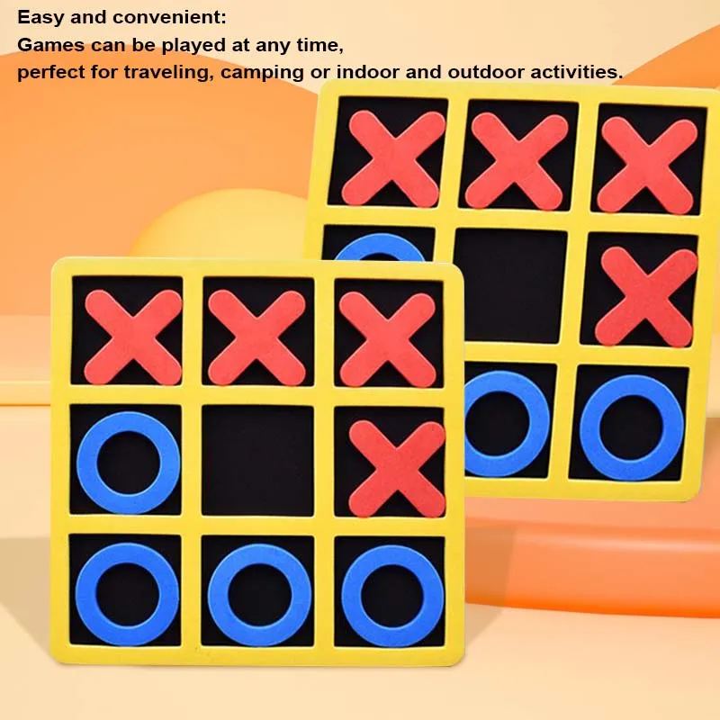 Tic Tac Toe Toy Klasyczna przenośna i ponadczasowa gra strategiczna dla wszystkich grup wiekowych