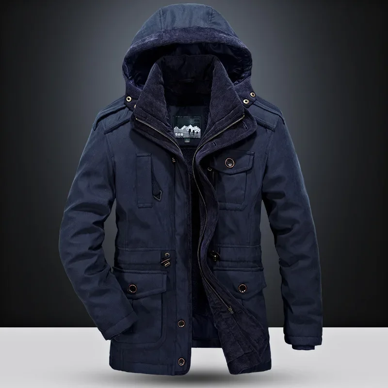 Thermische Capuchon Casual Nieuwe Jas Thermisch Dik Jasje Heren Militair Nieuw Jasje Winter Heren Jack Outdoor Jas Heren