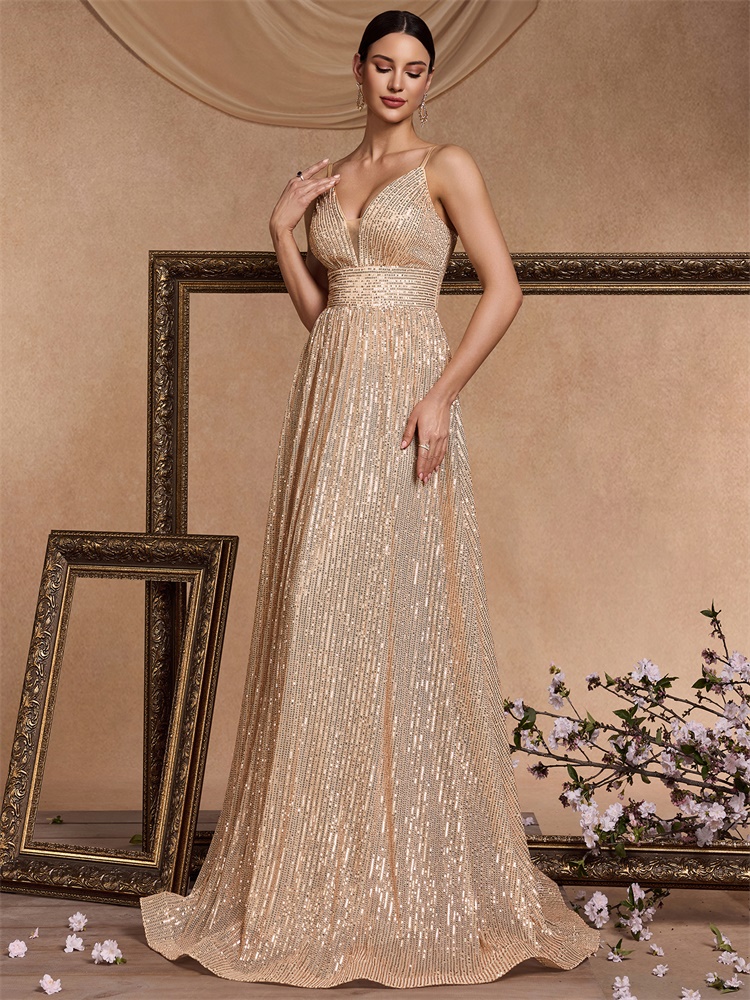 Elegante sexy backless pailletten avondjurk lang 2025, zeemeermin formele jurk vrouwen bruiloft jurken caicktail afstuderen prom