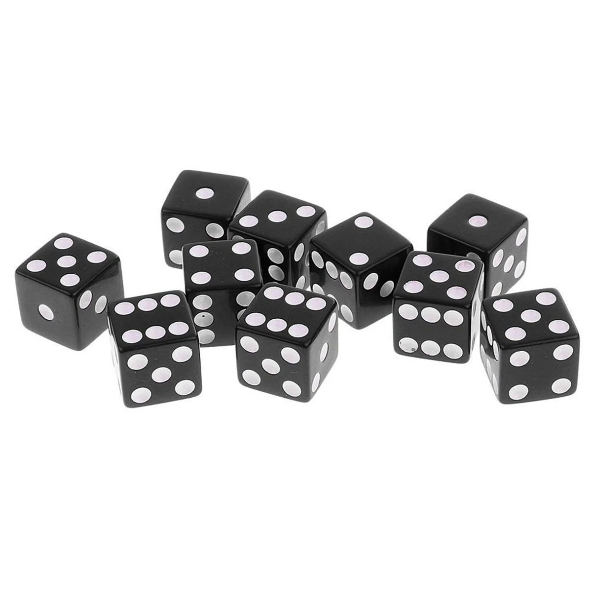 10 ピース/セットアクリルサイコロセット 6 面 16 ミリメートル D6 彫刻パターン多面体ゲームサイコロ RPG ダンジョンズ & ドラゴンズボードゲーム