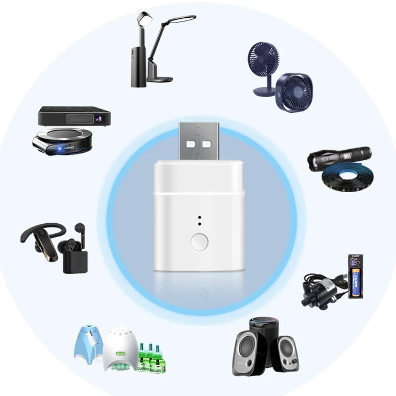 SONOFF-Adaptador USB Micro 5V, enchufe Wifi, enchufe de carga de sincronización inteligente, Control por aplicación EWelink, funciona con el asistente de hogar Alexa y Google Alice