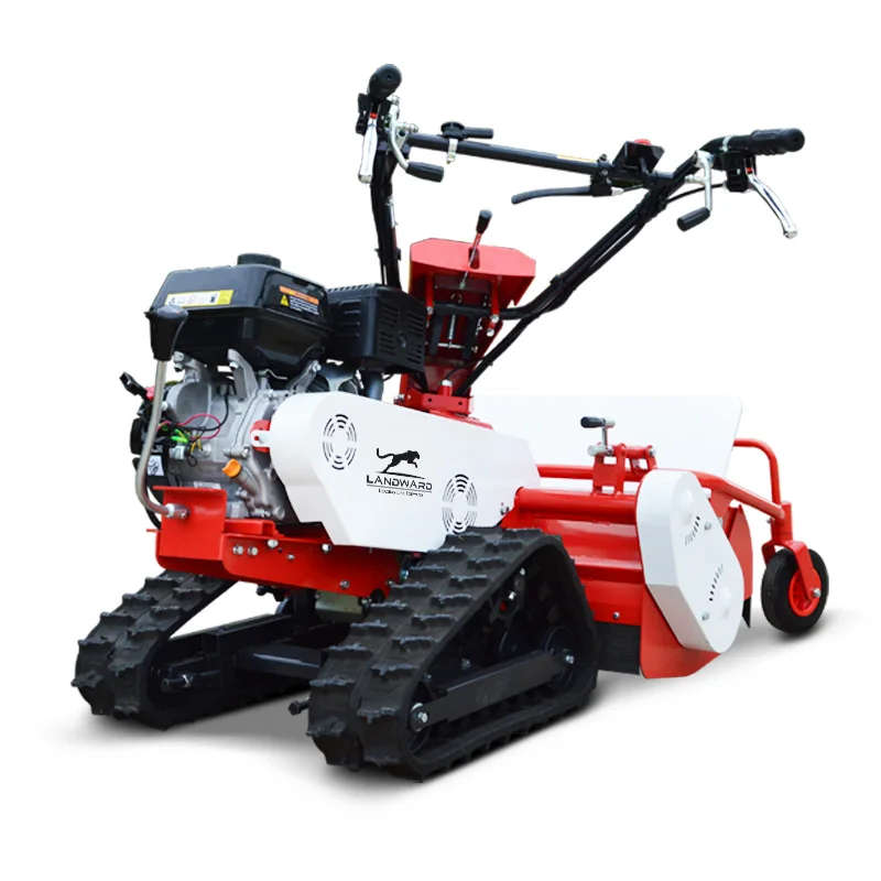 CE Walk-Behind cortacésped Mini Robot gasolina potente cortacésped eléctrico jardín cortacésped con Control remoto hogar al por mayor personalizado