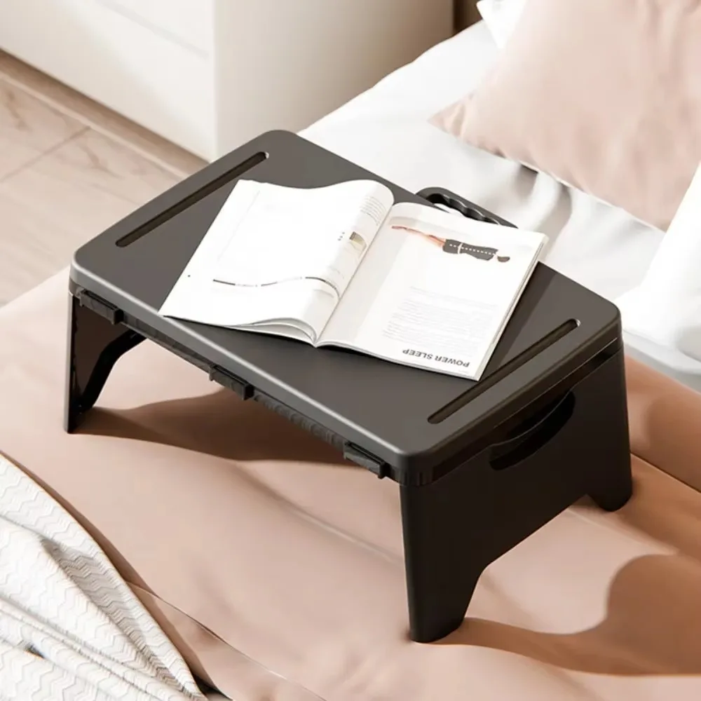 Folding Table Portable Laptop Computer Holder Living Rooms Sofa Bed Reading Tool Multifunctional Food Trays Bed Folding Table