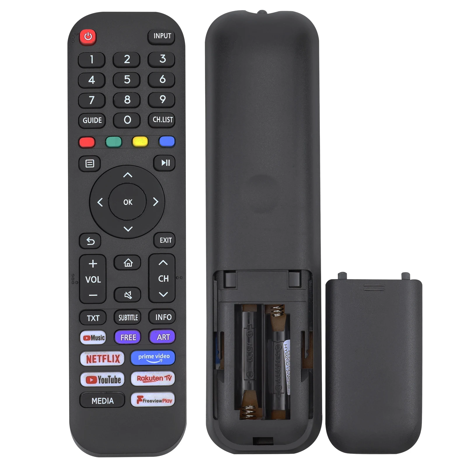 Mando a distancia Universal para todos los Hisense, reemplazo de Smart TV, 4K, UHD, Android, Smart TV, con Netflix, Prime