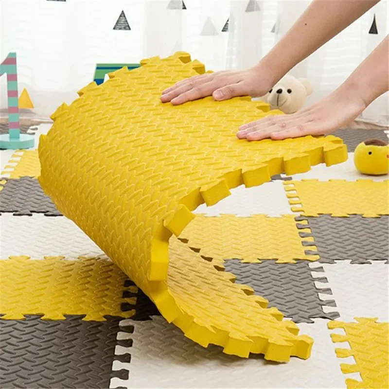 Tatame เสื่อเด็ก 6 ชิ้น 30x30 เซนติเมตร gyms & playmats เสื่อเด็กสําหรับชั้นเด็กเกมเสื่อเท้าเสื่อปริศนา Playmat เด็กห้องเด็กเล่นเสื่อ