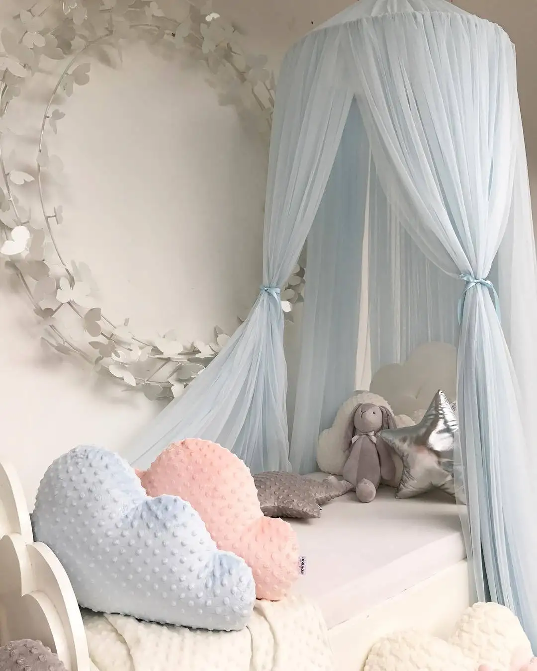 Baby Canopy Mosquito Net for Bed Baby Bed Mosquito Net Canopy Tulle Curtains Hanging Crib Mosquito Net Children's Room Decor