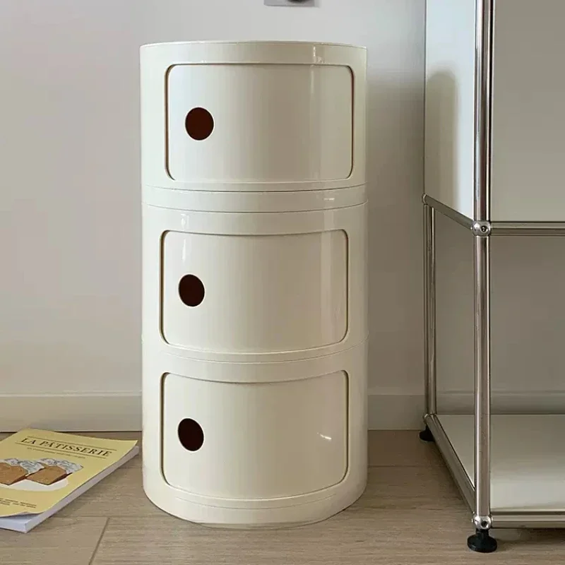 Creative โต๊ะข้างเตียงโมเดิร์นห้องนอนตู้ Multi-Layer Simple พลาสติกด้านข้างตู้ INS อินเทอร์เน็ตคนดัง 협탁