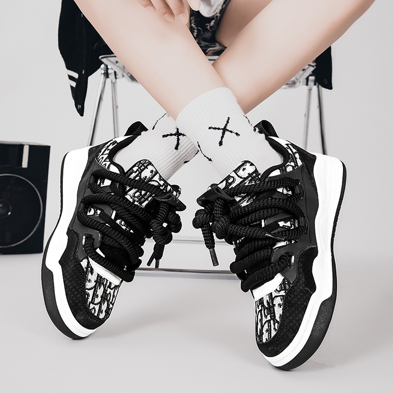 Marca de moda baixo-top casal sapatos de caminhada tênis esportivos masculinos rendas-up resistente ao desgaste tênis de corrida 36-47